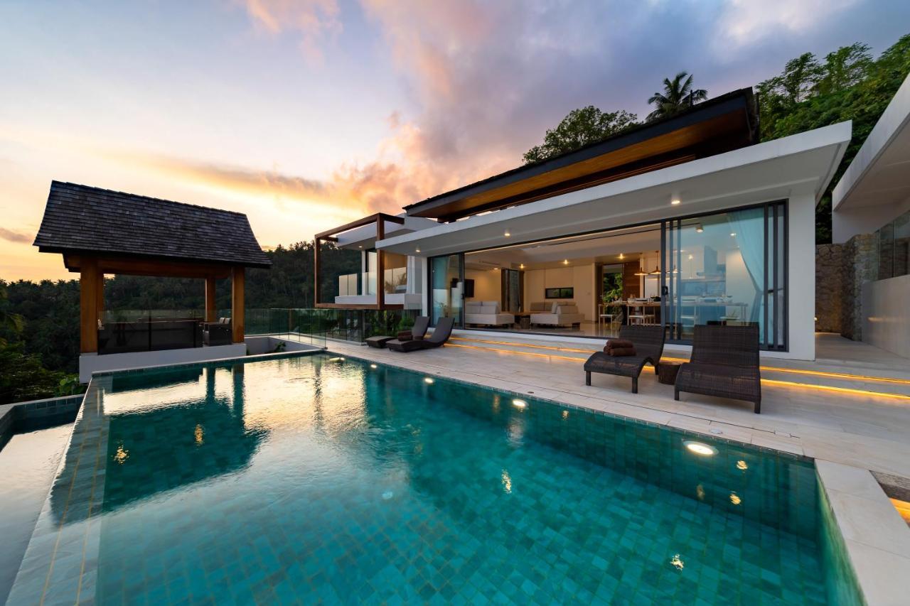 Samui Relax Airfreshing Privacy Modern Luxury Seaview Natural Rainforest Infinity Pool Villa With 3 Beds Suits With Housekeeper Ko Samui Exteriér fotografie