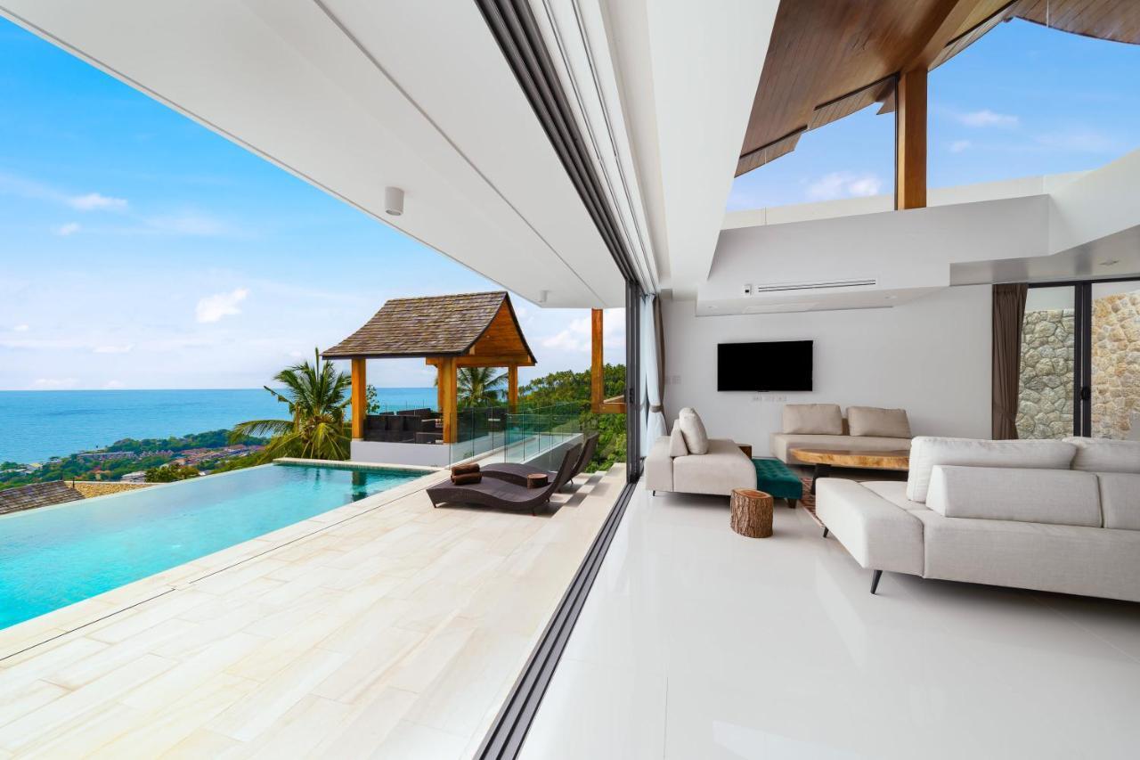 Samui Relax Airfreshing Privacy Modern Luxury Seaview Natural Rainforest Infinity Pool Villa With 3 Beds Suits With Housekeeper Ko Samui Exteriér fotografie